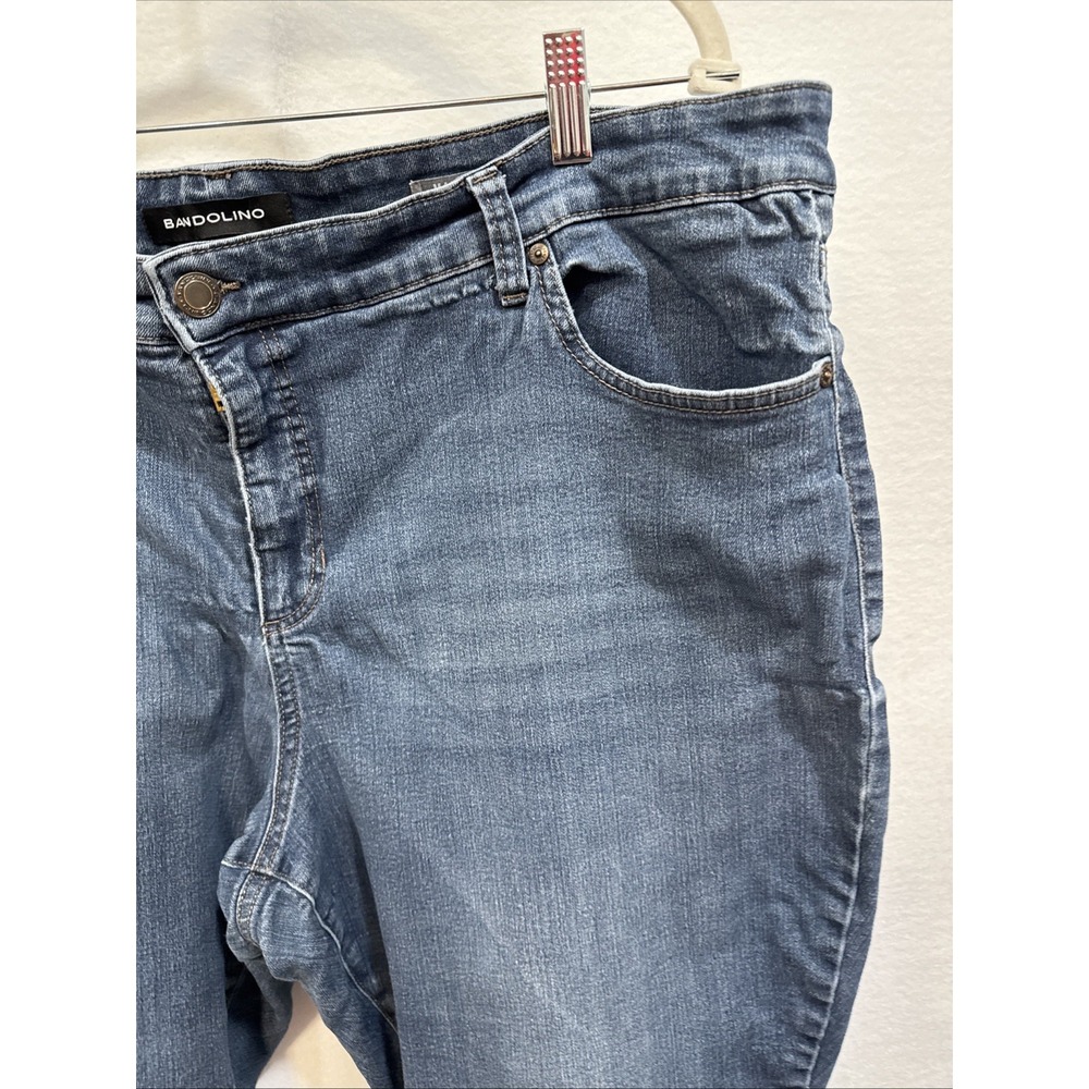 Bandolino Mandie Women's Blue Stretch Jeans Plus Size 24WS - Picture 2 of 16